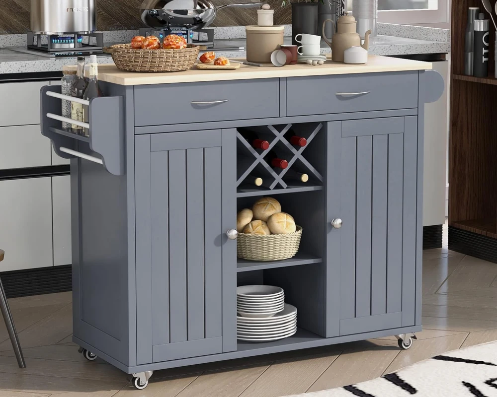 kitchen cabinet with wheels