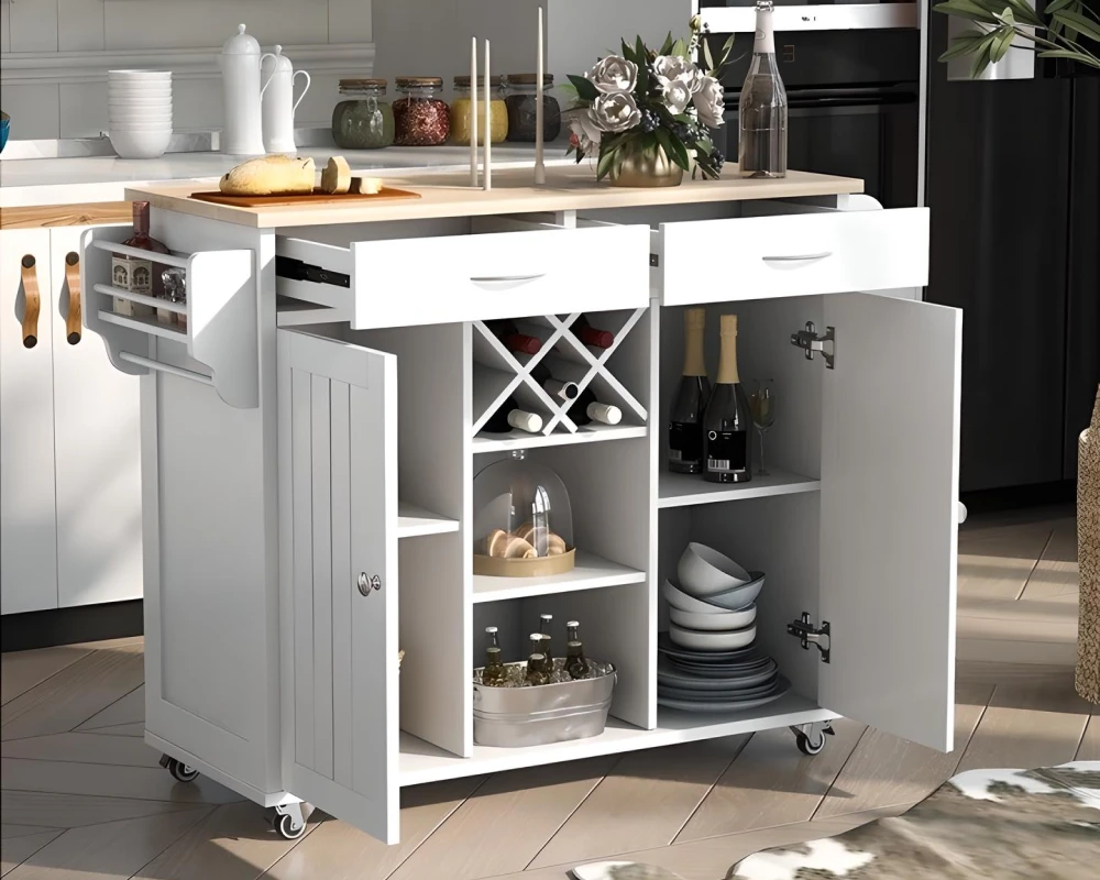 free standing kitchen island